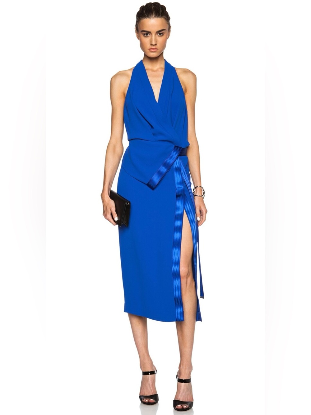 Dion Lee Safety Dress. Blue. AUS 6 / US 2.